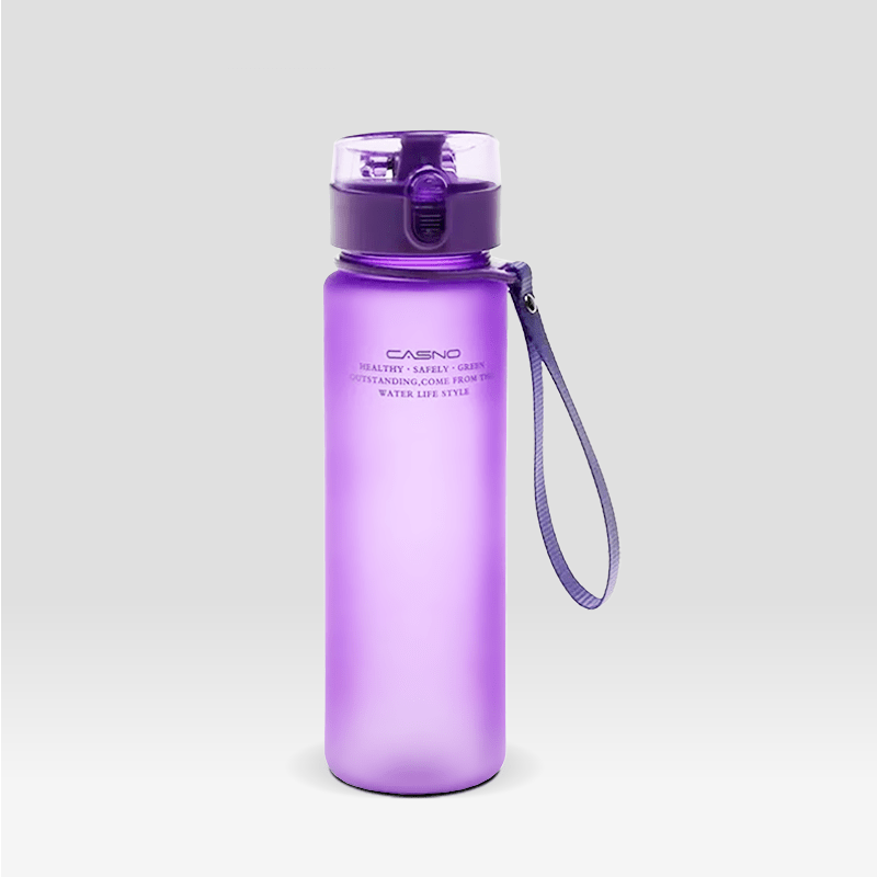 Gourde de Sport | Violette avec Cordon Violet / 560ml