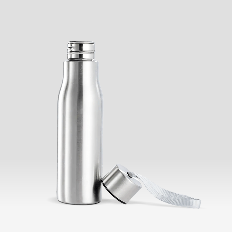 Gourde de Vélo 500ml en Inox Argent / 500ml