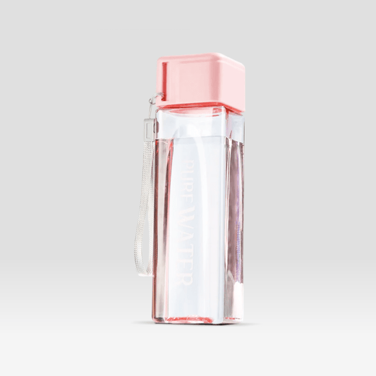 Gourde Rose Transparente 500ml / Rose