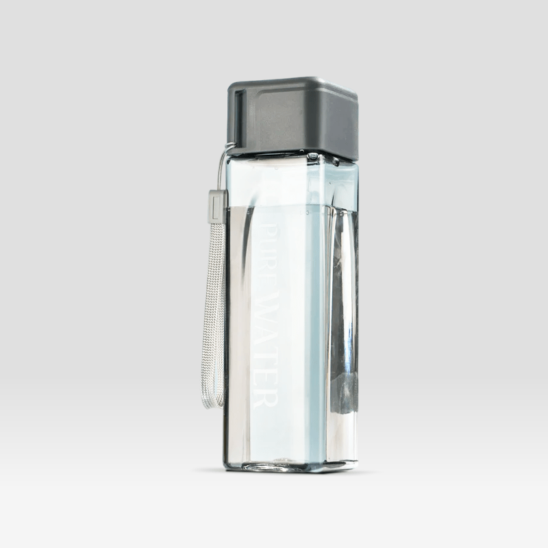 Gourde Transparente Grise 500ml / Gris